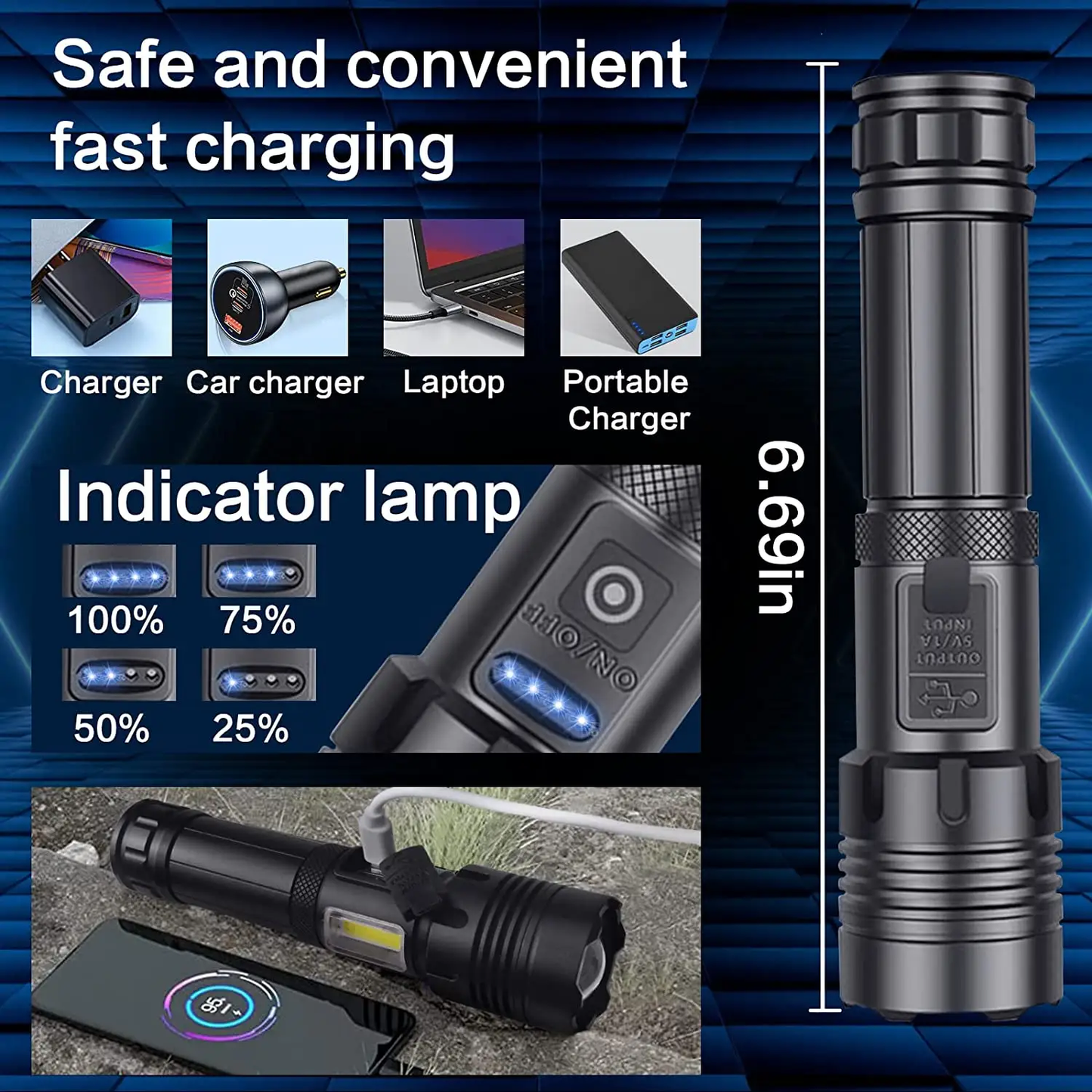 FX 1050 Multi Use LED COB Flashlight