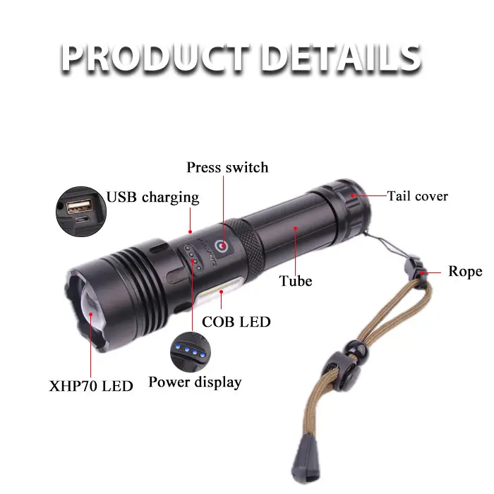 FX 1050 Multi Use LED COB Flashlight
