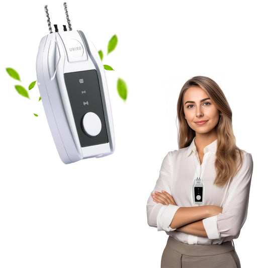 Uniro Wearable Personal Air Purifier, Compact, No Filter Required, High Anion Concentration